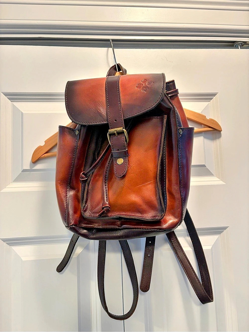 Patricia Nash Leather backpack in Brown